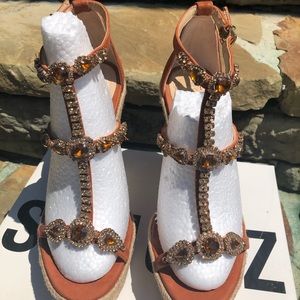 Schutz Blinged Sandal